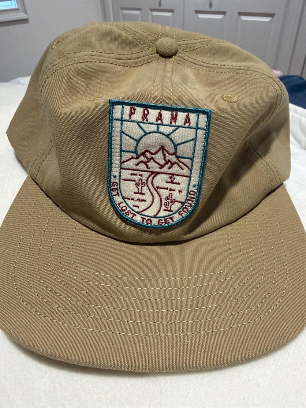 PrAna Gazin Hat with Embroidered Desert Patch